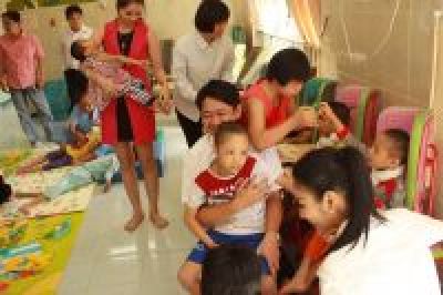 Global Home - chuyến từ thiện tại cơ sở nuôi dưỡng trẻ khuyết tật Thiên Phước