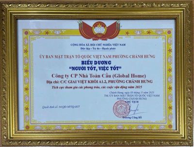 LAN TỎA NHỮNG ĐIỀU TỐT ĐẸP – GƯƠNG NGƯỜI TỐT, VIỆC TỐT TẠI GLOBAL HOME